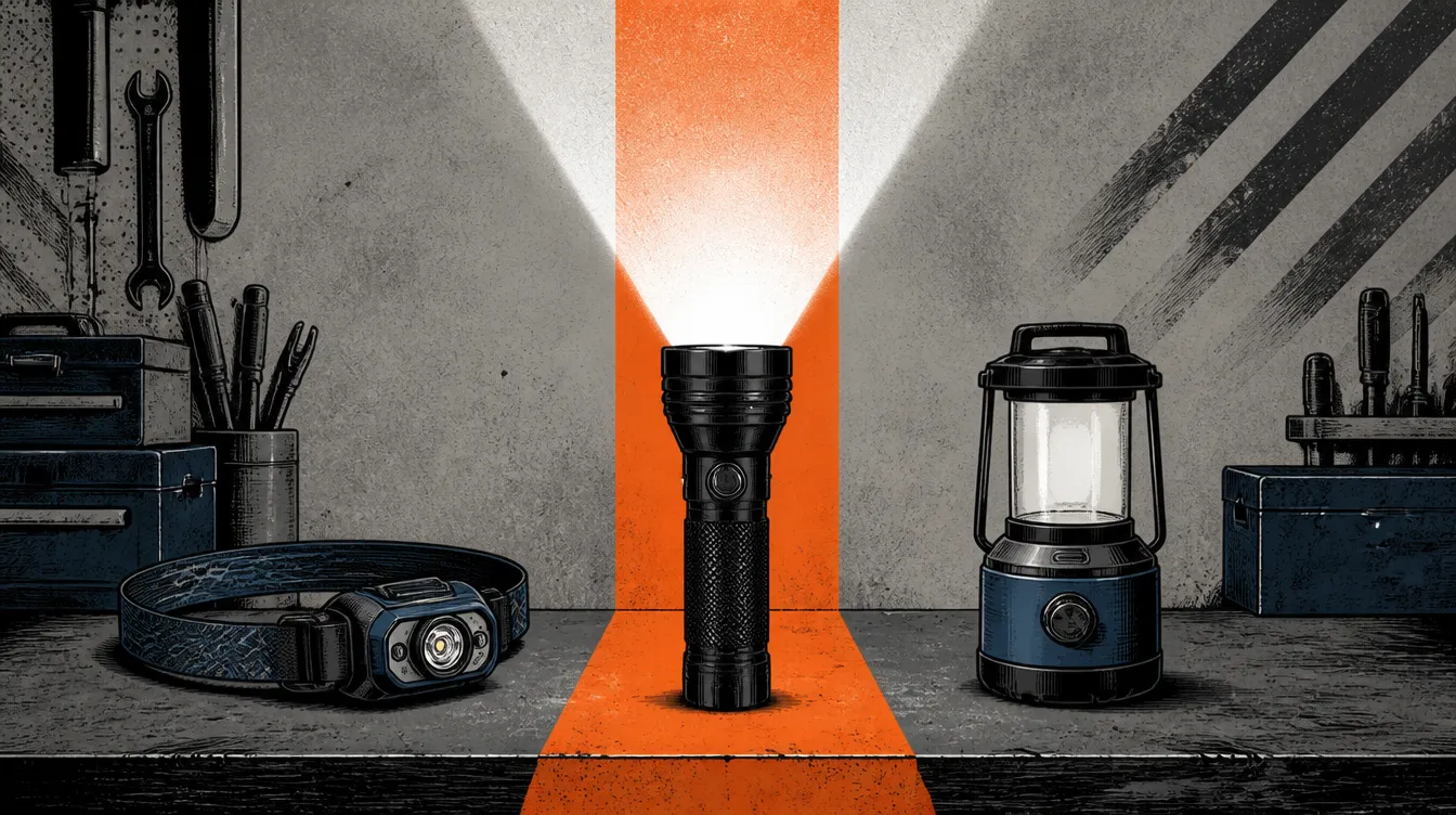 Flashlights & Lighting head-to-head testing illustration